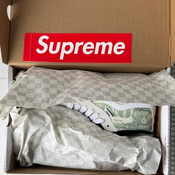 Supreme Vans Skate Grosso Mid “Dollar Bill” 💵 - Picture 12 of 12